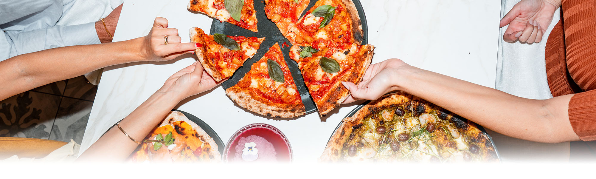 Pizza at Above8